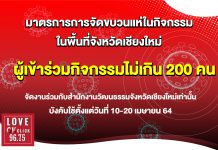 คำสั่งคณะกรรมการโรคติดต่อจังหวัดเชียงใหม่